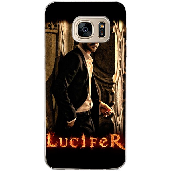 Husa din Silicon, Lucifer Fire pentru Samsung Galaxy S7 Edge, Multicolor
