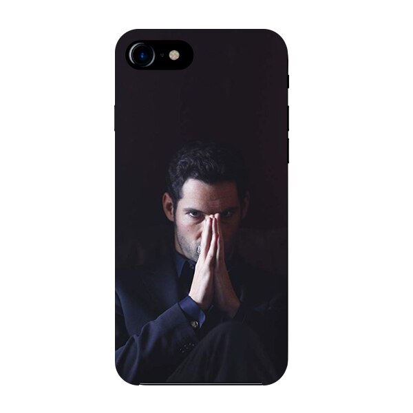 Husa din Silicon, Lucifer Just thinking pentru iPhone 7, Multicolor