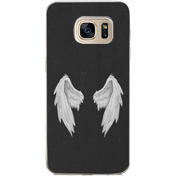 Husa din Silicon, Lucifer Wings pentru Samsung Galaxy S7 Edge, Multicolor