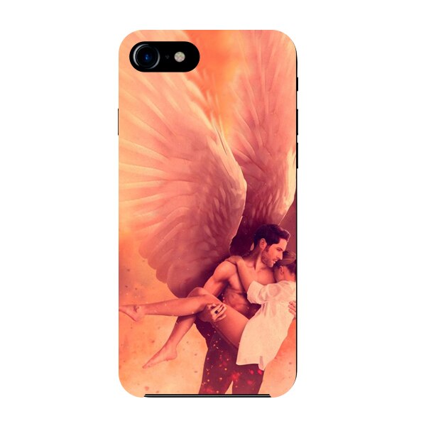 Husa din Silicon, Lucifer Your savior pentru iPhone 7, Multicolor