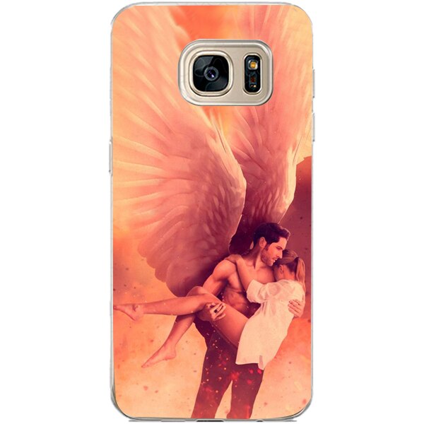Husa din Silicon, Lucifer Your savior pentru Samsung Galaxy S7 Edge, Multicolor