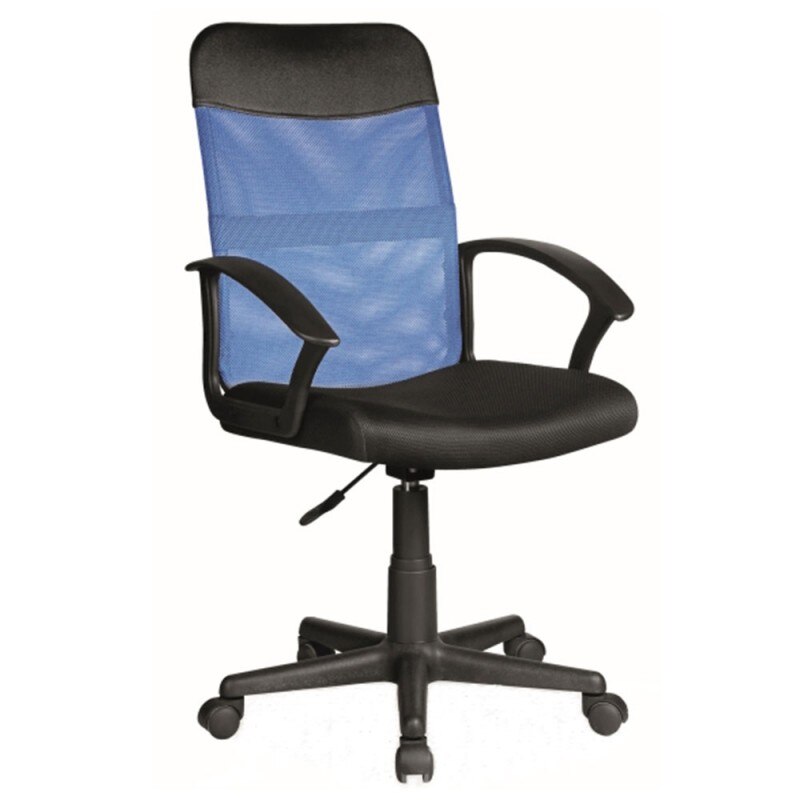 Scaun birou albastru - negru mesh AX Z802