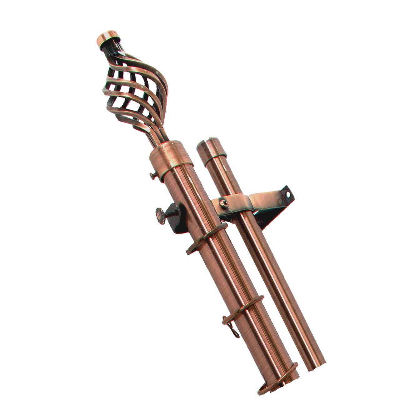 Galerie extensibila flacara bronz dubla Infinity 1.2 - 2 m