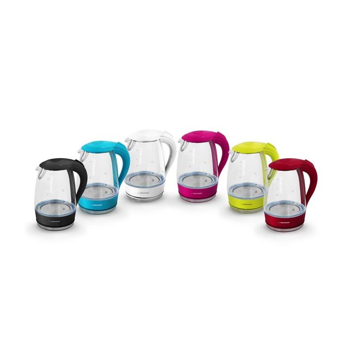 Електрическа кана Esperanza EKK011W, 1,7л, 2200W, Прозрачна - eMAG.bg