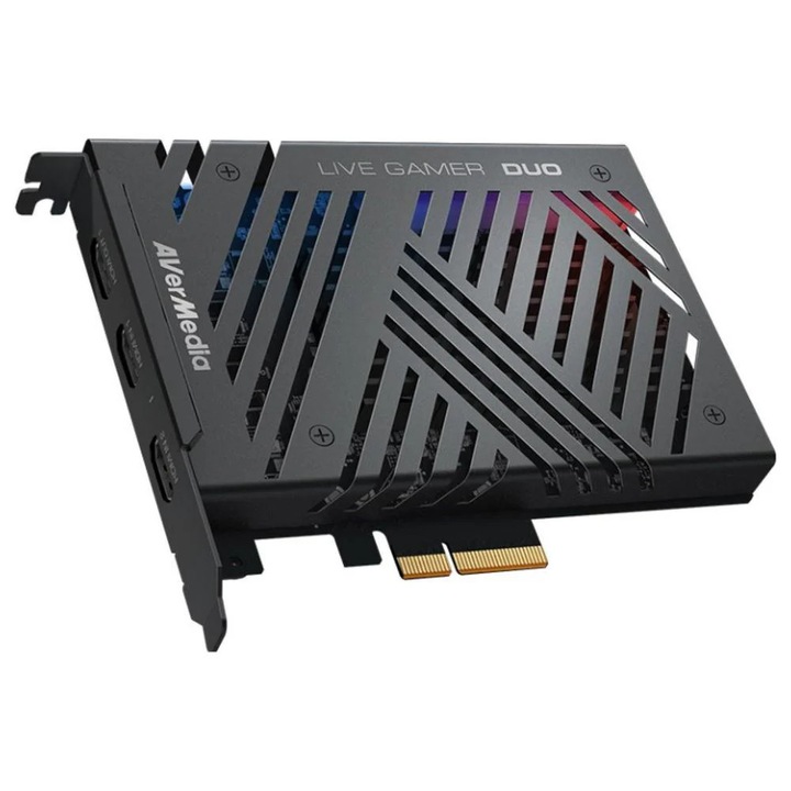 Placa de captura AVerMedia LIVE Gamer DUO, PCIe