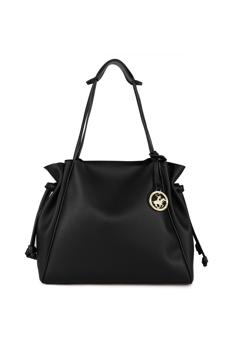 Beverly Hills Polo Club, Geanta shopper de piele ecologica, Negru