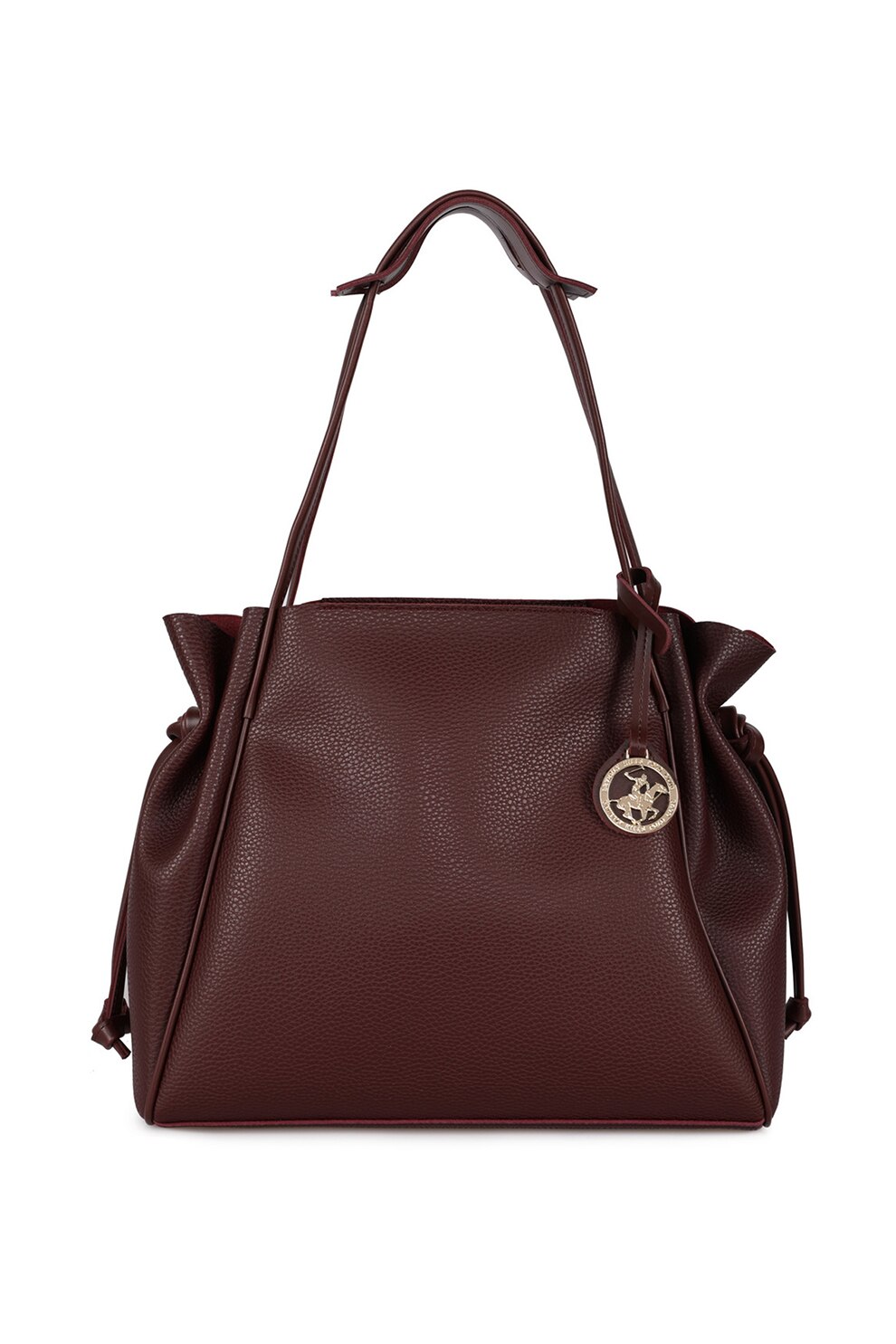 Beverly Hills Polo Club, Geanta shopper de piele ecologica, Rosu Bordeaux
