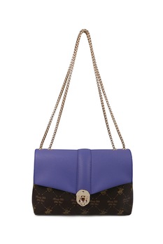 Beverly Hills Polo Club, Geanta de piele ecologica cu bareta de umar si logo, Maro Beverly Hills Polo Club, Geanta de piele ecologica cu bareta de umar si logo, Maro