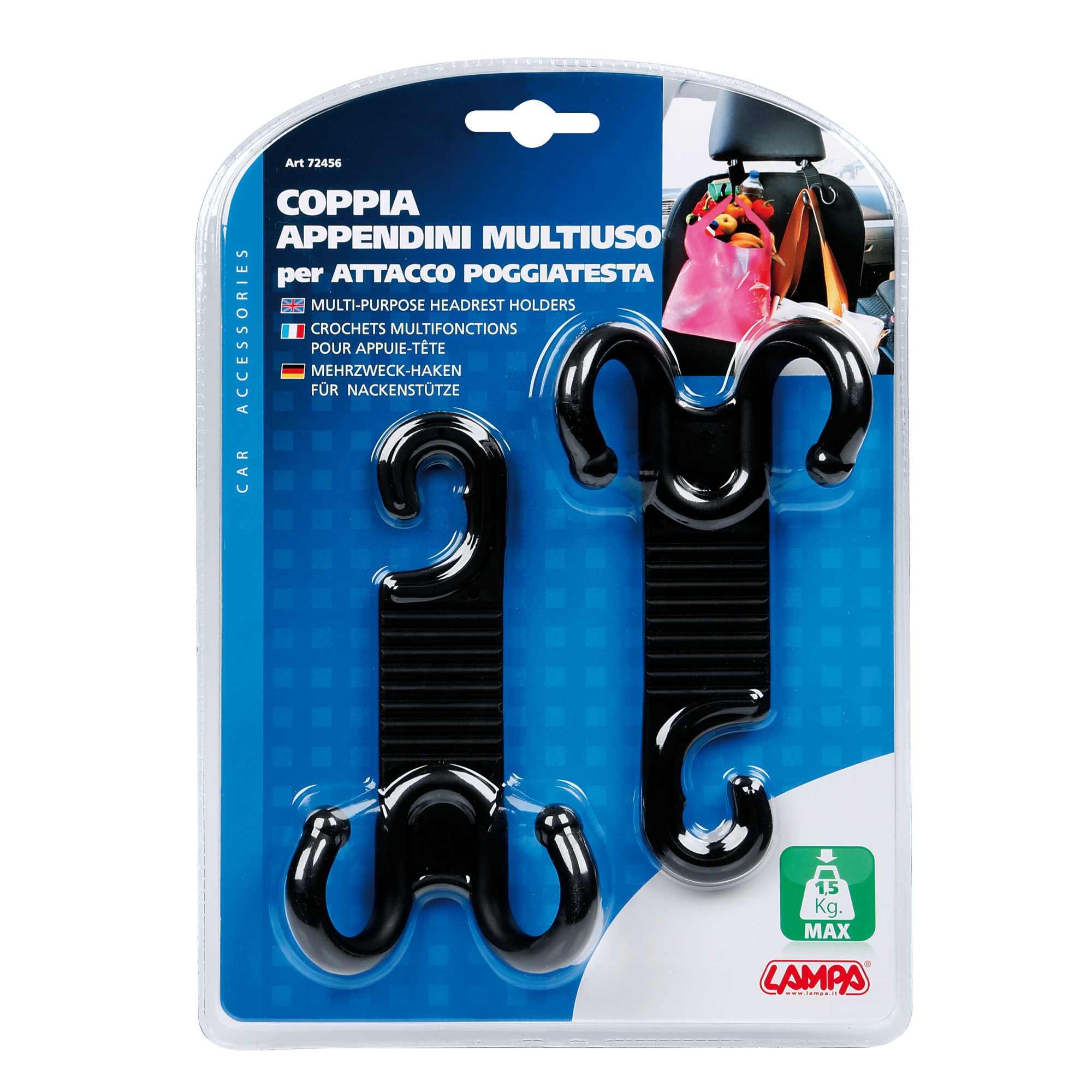 Carlige multifunctionale la tetiera 2buc