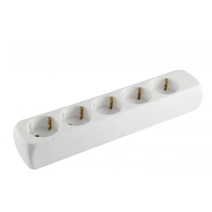 Удължител Somogyi Elektronic, HOME, монтажен, 5 гнезда, NV 05