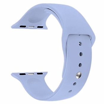 Curea din silicon pentru Apple Watch, compatibil cu dimensiunea 42/44 mm, Lilac, BBL1754 Curea din silicon pentru Apple Watch, compatibil cu dimensiunea 42/44 mm, Lilac, BBL1754