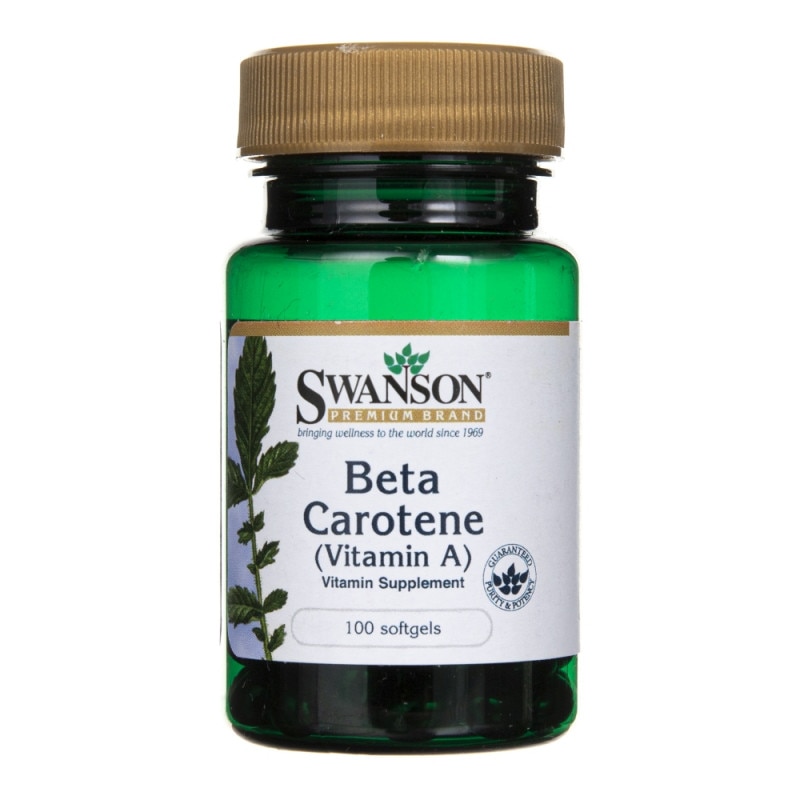 Supliment alimentar Beta Caroten (Vitamina A) 10.000 IU Swanson, 100 capsule