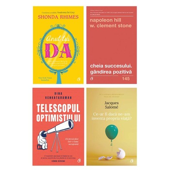 Pachet Cheia succesului - gandirea pozitiva, 4 carti Pachet Cheia succesului - gandirea pozitiva, 4 carti