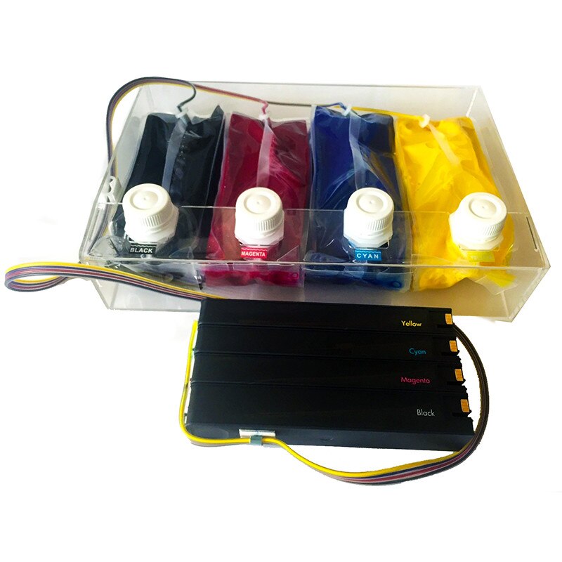 Sistem CISS cerneala pigment pentru HP 377DW, 477DW, 352DW, 452DW