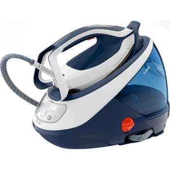 Statie de calcat cu boiler Tefal ProExpress Protect GV9221E0, 2600W, 7.6 bari, jet de abur 550 g/min, abur variabil 0-140 g/min, talpa Durilium Autoclean, rezervor 1.6L ,albastru Statie de calcat cu boiler Tefal ProExpress Protect GV9221E0, 2600W, 7.6 bari, jet de abur 550 g/min, abur variabil 0-140 g/min, talpa Durilium Autoclean, rezervor 1.6L ,albastru