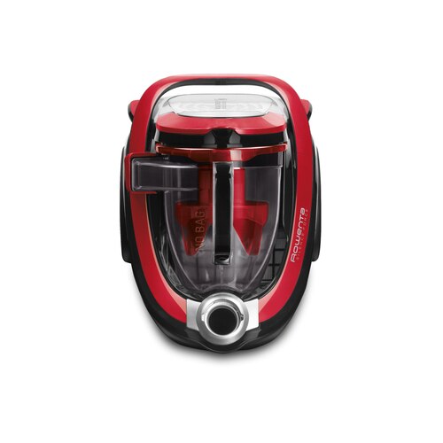 Aspirador sin bolsa  Rowenta RO7649EA Silence Force Cyclonic, 550 W, 2.5  L, 65 dB, Rojo