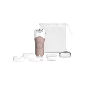 Epilator, Rowenta, AquaSoft, 4,5 W, Auriu/Alb