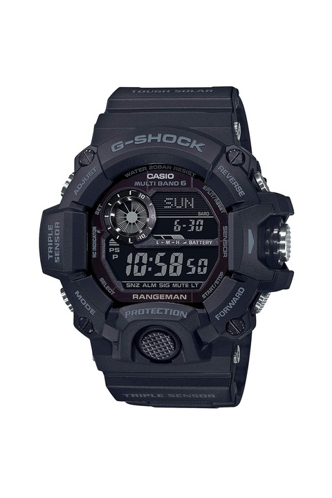 Casio, Ceas digital G-Shock-Resistant, Negru stins