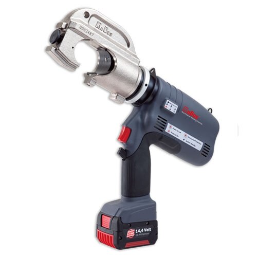 Cleste electrohidraulic pentru sertizat cabluri cu accumulatori 14.4 V 390 mm marca Kudos
