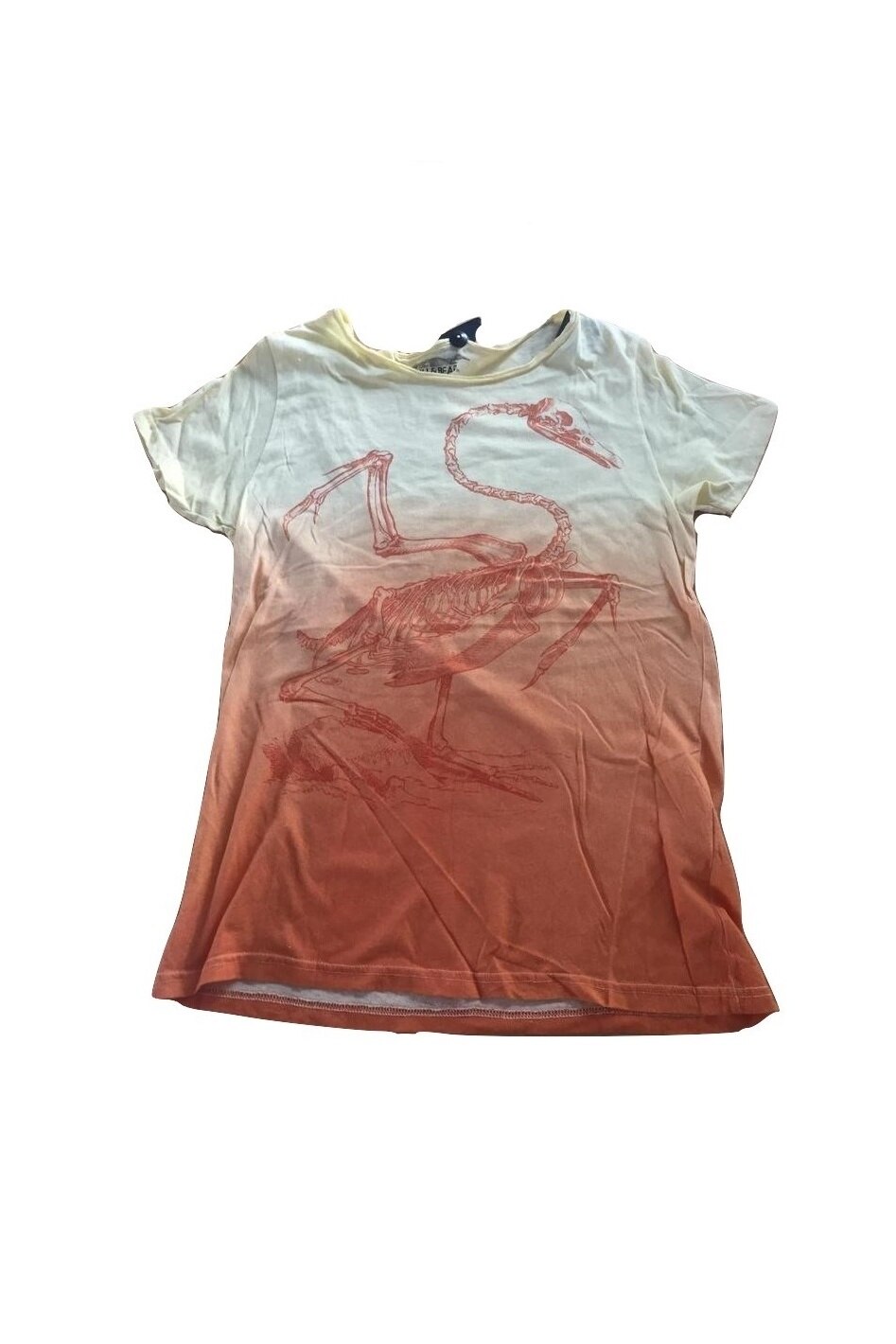 Tricou, Pull & Bear, Galben/Portocaliu, Galben/Portocaliu