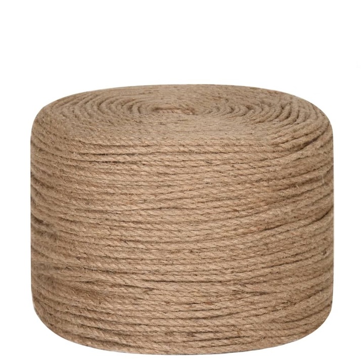 Въже vidaXL, 100% юта, 6 мм, 500 м