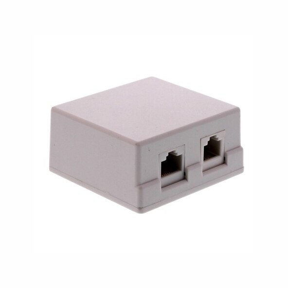 Priza dubla mixta cat6 RJ45+RJ11 (PRIZA mix cat6)