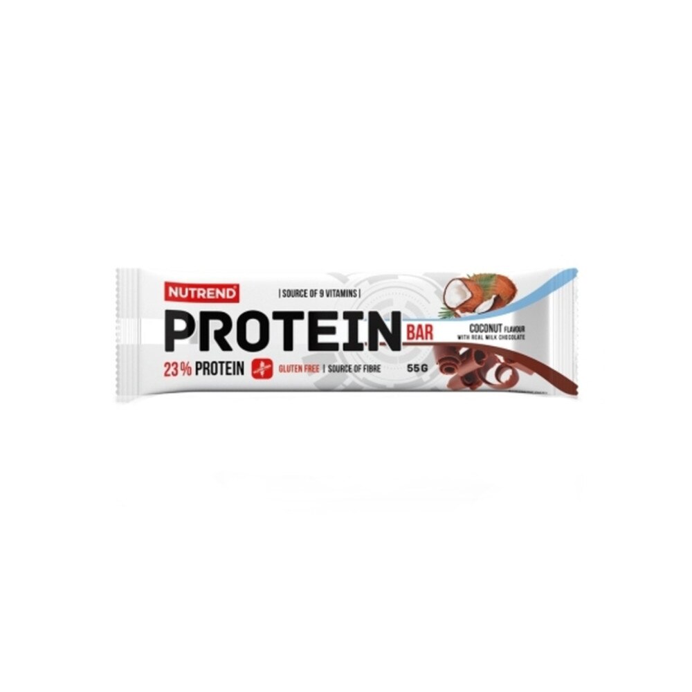 Batoane proteice, Nutrend Protein Bar, 24 buc x 55g, aroma Ciocolata-cocos