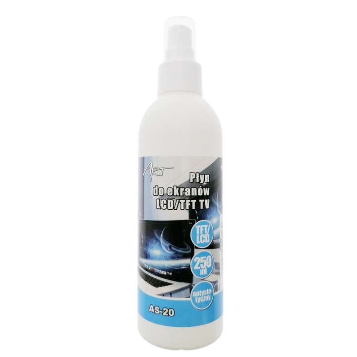 Solutie 250 ml pentru curatarea afisajelor LED, LCD, TFT, ART AS-20