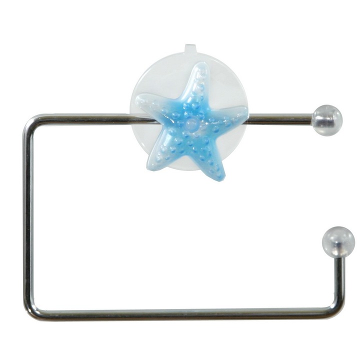 Suport pentru hartie igienica cu ventuza 9.50 cm x 14.50 cm x 1.50 cm AWD02090213