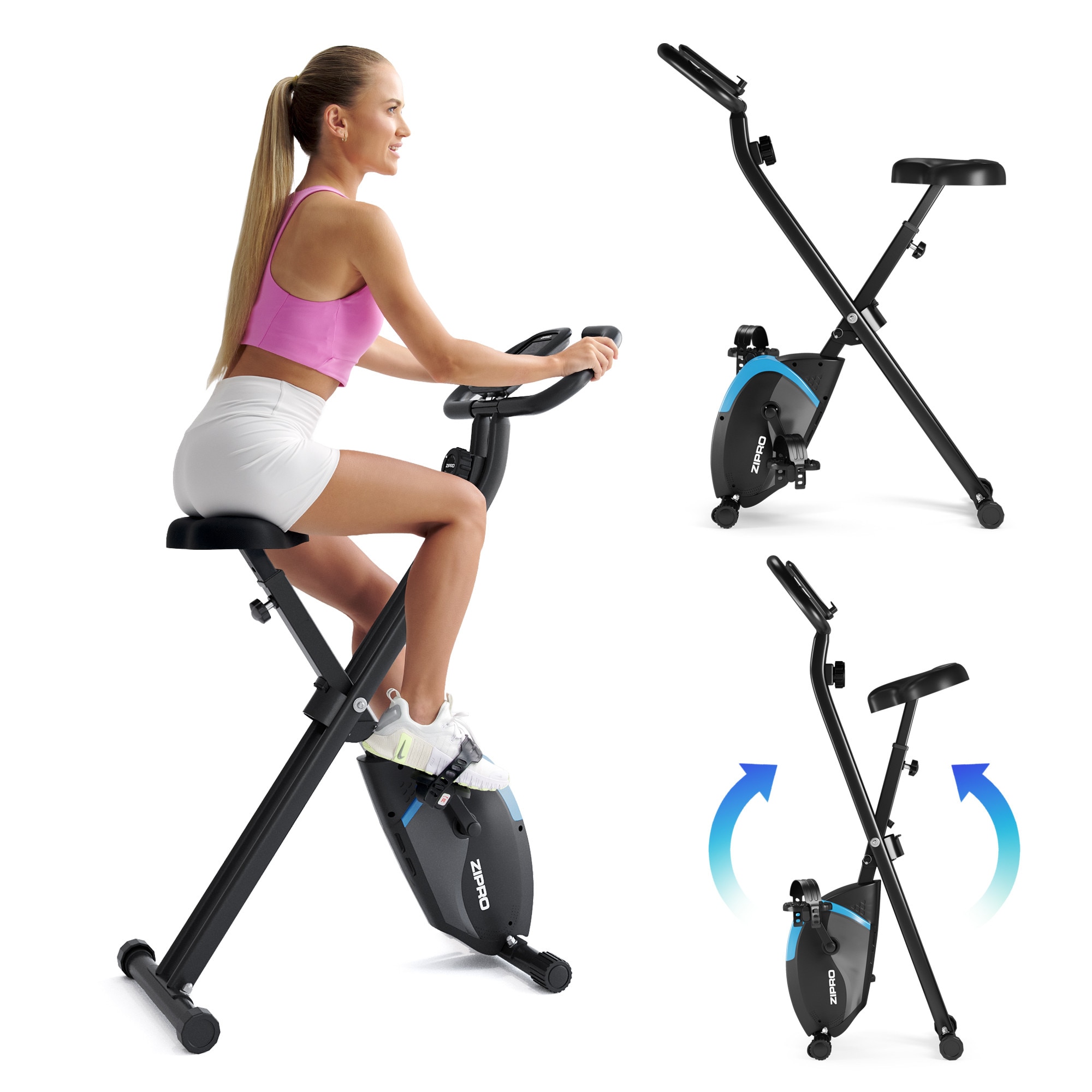 Bicicleta fitness Zipro Future X, Volanta 4.5kg, Greutate maxima