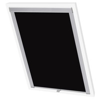 Jaluzea opaca Velux, vidaXL, Tesatura, FK06, 66 x 118 cm, Negru