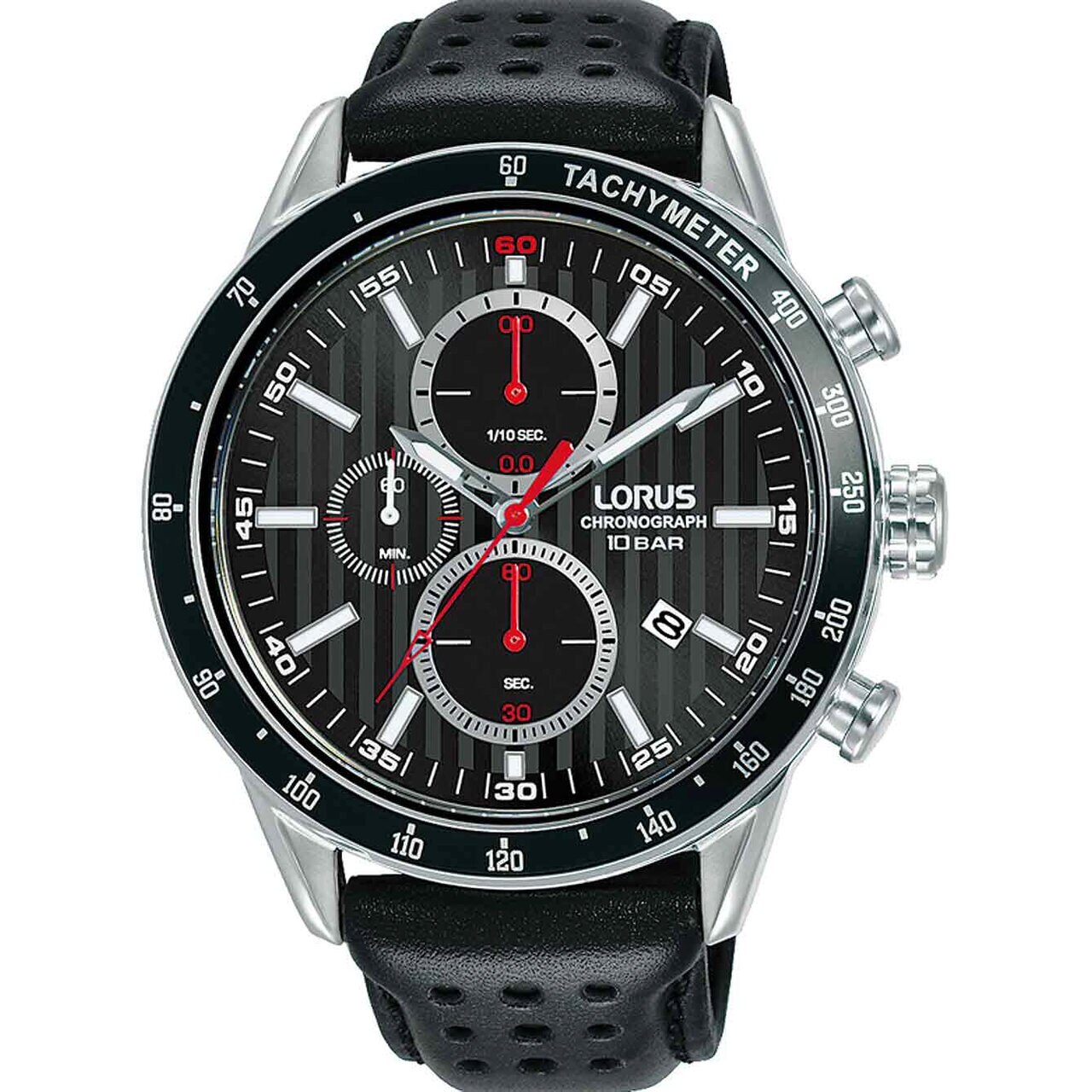 Ceas barbatesc Lorus RM335GX9, Quartz, 45mm, 10ATM, Argintiu