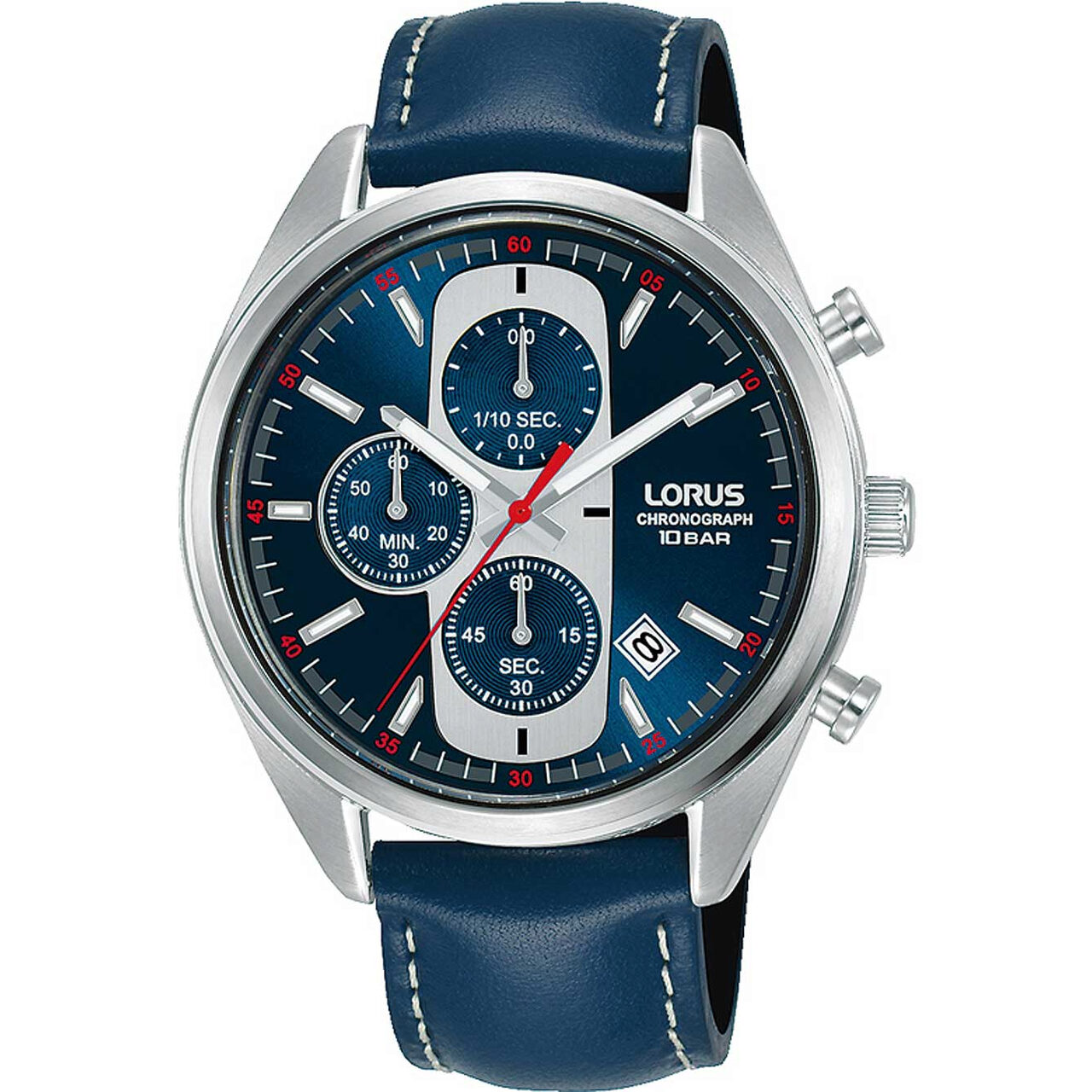 Ceas barbatesc Lorus RM361GX9, Quartz, 42mm, 10ATM, Argintiu