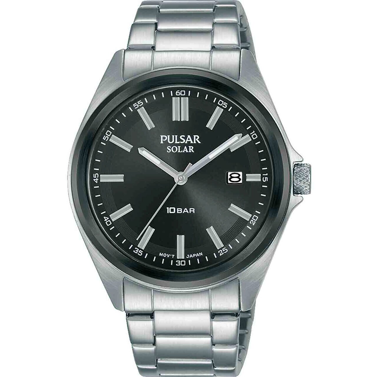Ceas barbatesc Pulsar PX3233X1, Quartz, 40mm, 10ATM, Argintiu