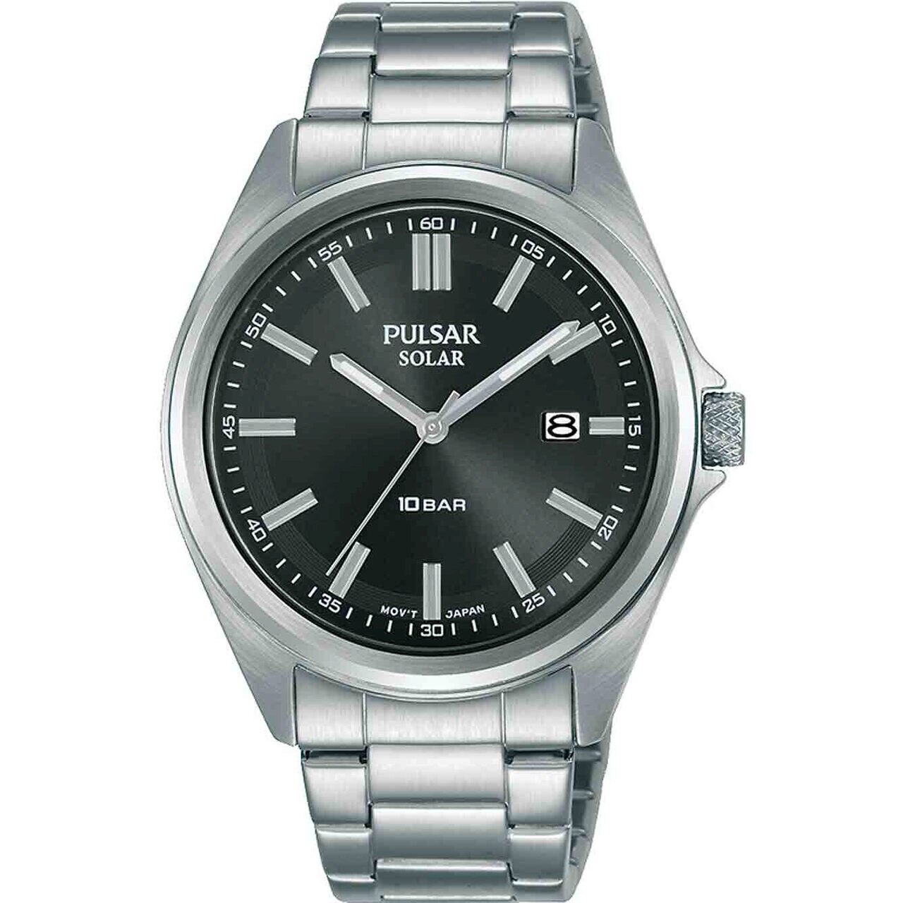 Ceas barbatesc Pulsar PX3231X1, Quartz, 40mm, 10ATM, Argintiu
