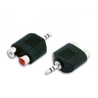 Adaptor audio stereo mini-jack, Extreme, 2 prize RCA female/ 3.5 male