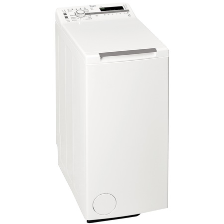 Masina de spalat rufe cu incarcare verticala Whirlpool TDLR7220SSEUN, 7 kg, 1200 RPM, Clasa A+++,Tehnologia al-6lea Simt, Alb