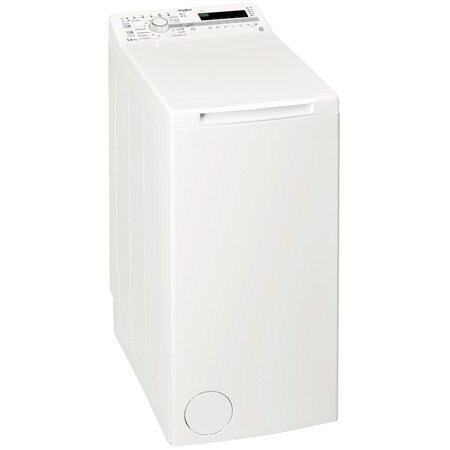 Masina de spalat rufe cu incarcare verticala Whirlpool TDLR55020SEUN, 5.5 kg, 1000 RPM, Clasa A++, Tehnologia al-6lea Simt, Alb