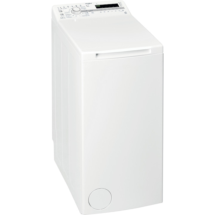 Whirlpool TDLR 55020S EU/N felültöltős mosógép, 5.5kg, 1000 fordulat/perc, E energiaosztály, fehér