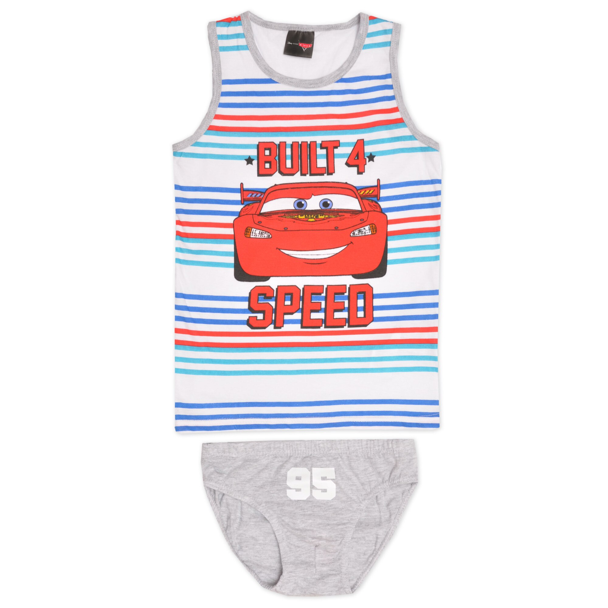 Set 2 piese, Disney, Built for speed, Gri
