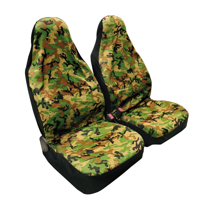 Калъфи за предни седалки Camouflage, 2 броя