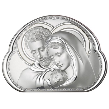 Icoana Argint Sfanta Familie 14x10cm ClassGifts Icoana Argint Sfanta Familie 14x10cm ClassGifts