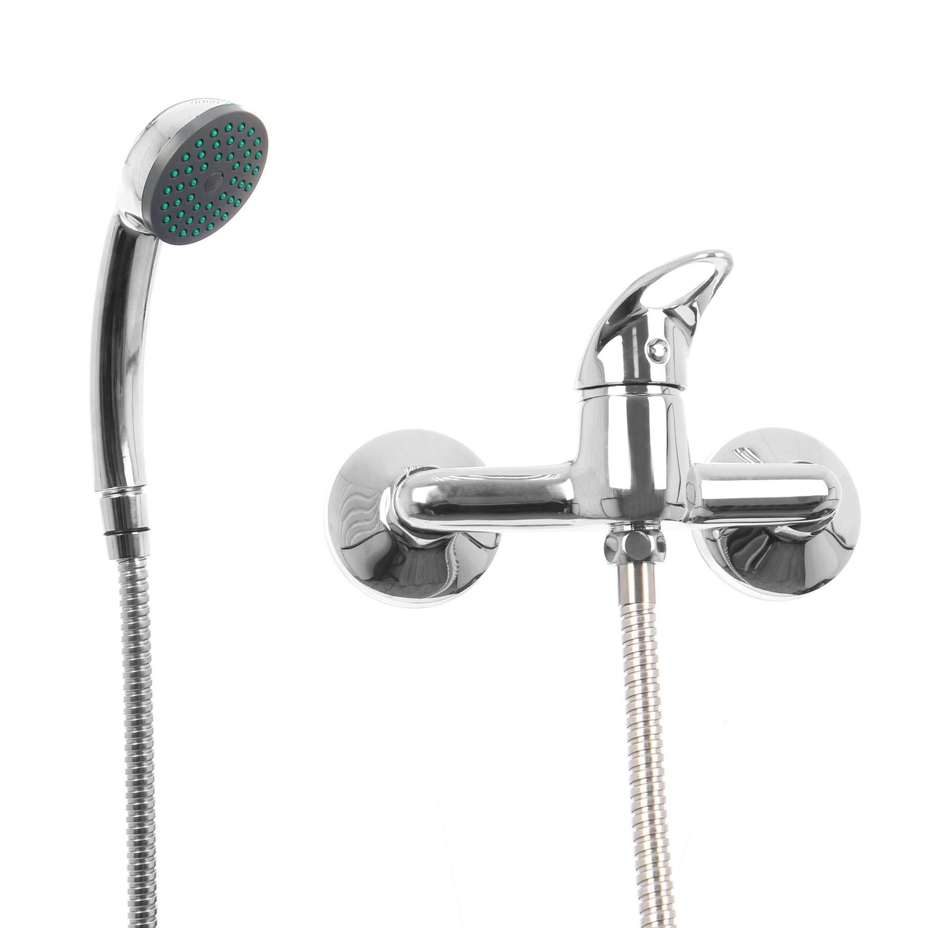 Baterie baie pentru dus, Ferro Rosa BRR77, accesorii incluse, montaj aplicat, monocomanda, finisaj cromat