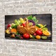 Pictura pe panza. 140 x 70cm. Decorarea peretilor "Un cos cu legume cu fructe”