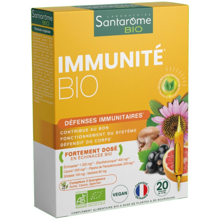 Хранителна добавка Imunite Bio Santarome, 20 ампули
