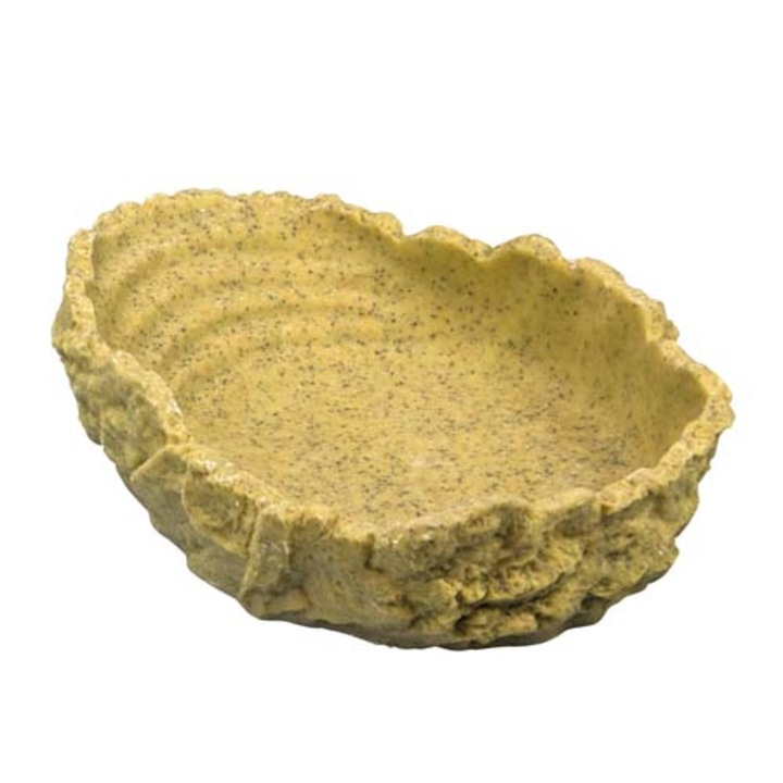 Hobby Itatótál L 500ml okker hüllőknek 24x17x4cm