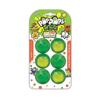 Figurine Yulu Pop Pops Snotz in slime verde - 6 bile cu 2 figurine ascunse Figurine Yulu Pop Pops Snotz in slime verde - 6 bile cu 2 figurine ascunse