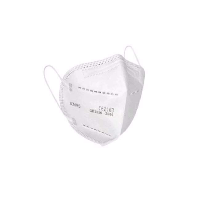 Set 20 masti KN95, FFP2, 5 straturi, Alb