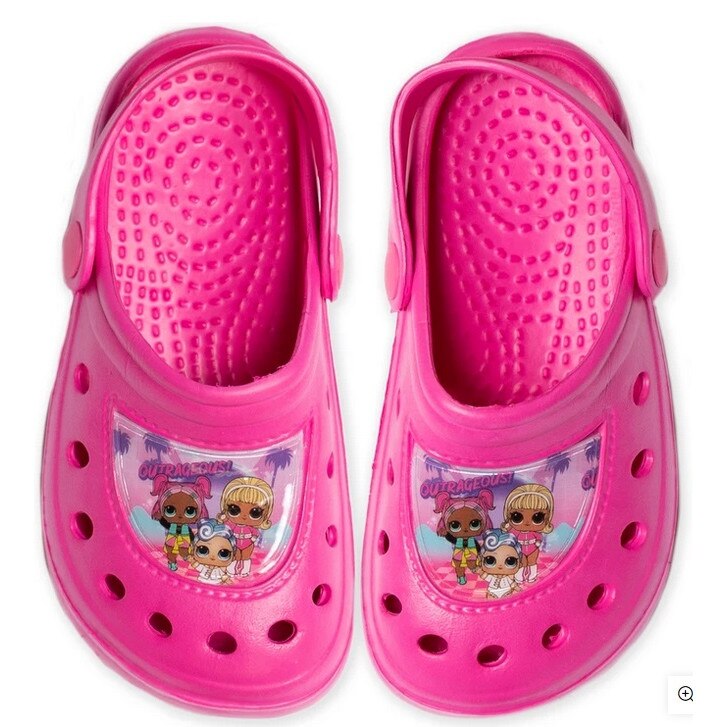 Saboti pentru plaja, Lol, roz inchis