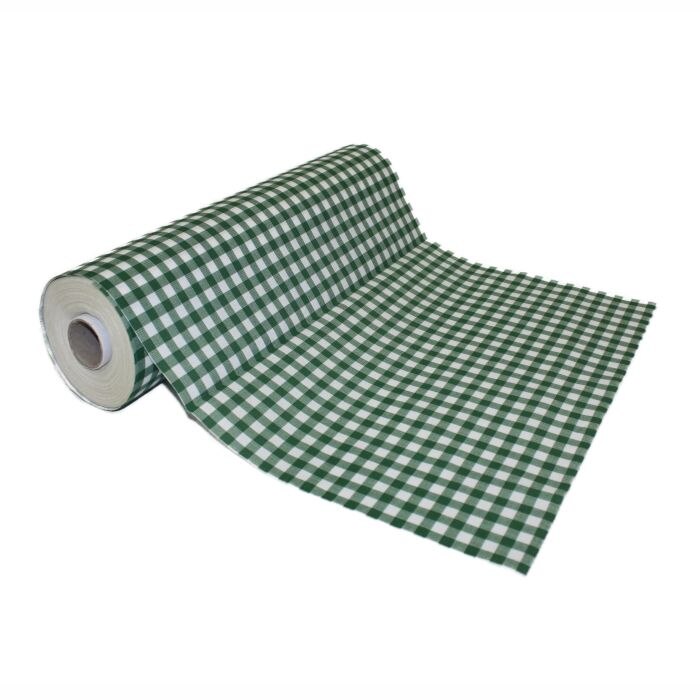 Traversa de unica folosinta pentru masa, 48x120cm, Rola 20 bucati - UBELLA, HOSTARIA VERDE